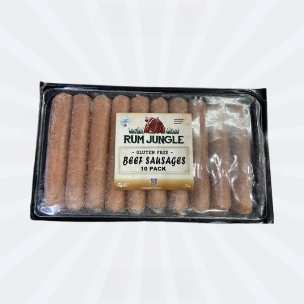 Beef Sausages / Franks (Rum Jungle) 10pcs/1pac