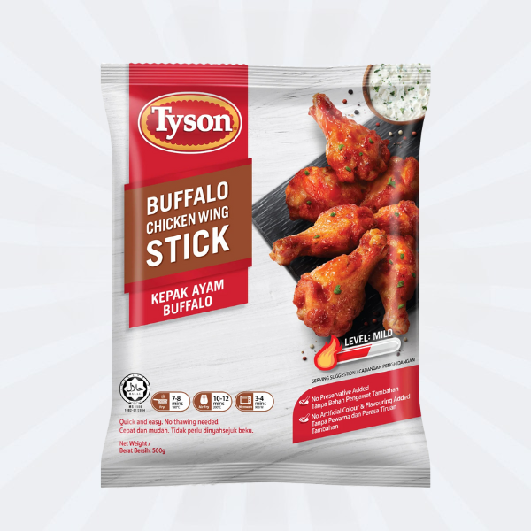 Crispy Chicken Wing Stick 1kg TYSON / 1kg