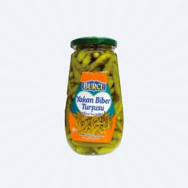 HOT BABY PEPPER PICKLES (BURCU) 580GM